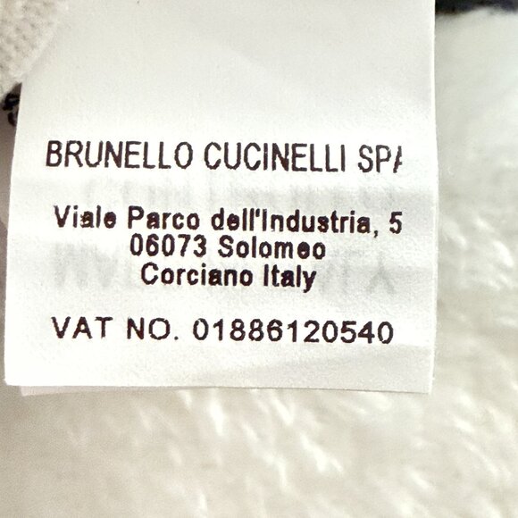 $1999 Authentic BRUNELLO CUCINELLI Made in ITALY Men's Gray Hoodie Jacket Sz.2XL - Picture 11 of 13